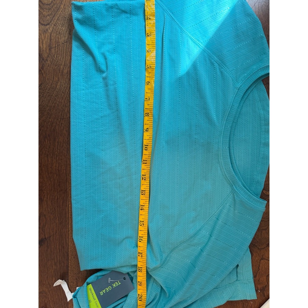 NWT Tek Gear Aqua Long Sleeve Athletic Top Mesh Lightweight Activewear - Picture 7 of 7